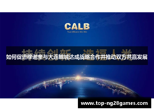 如何促进穆谢奎与大连鲲城达成战略合作并推动双方共赢发展